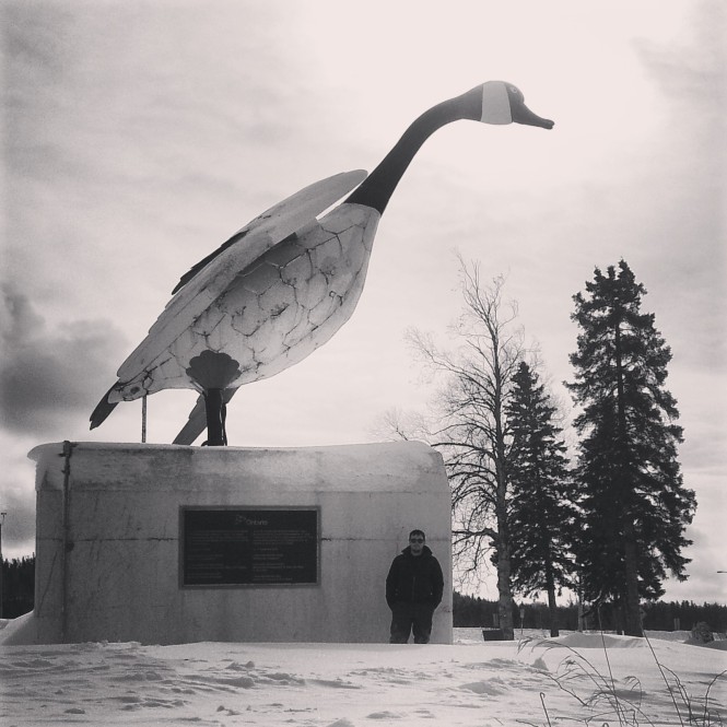 I had always heard about the giant goose in Wawa, Ontario.  I had never actually seen it before though.